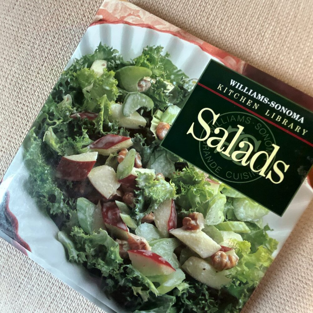 Cookbook with Salad Recipes - Williams-Sonoma Kitchen Library ‎ (like new)